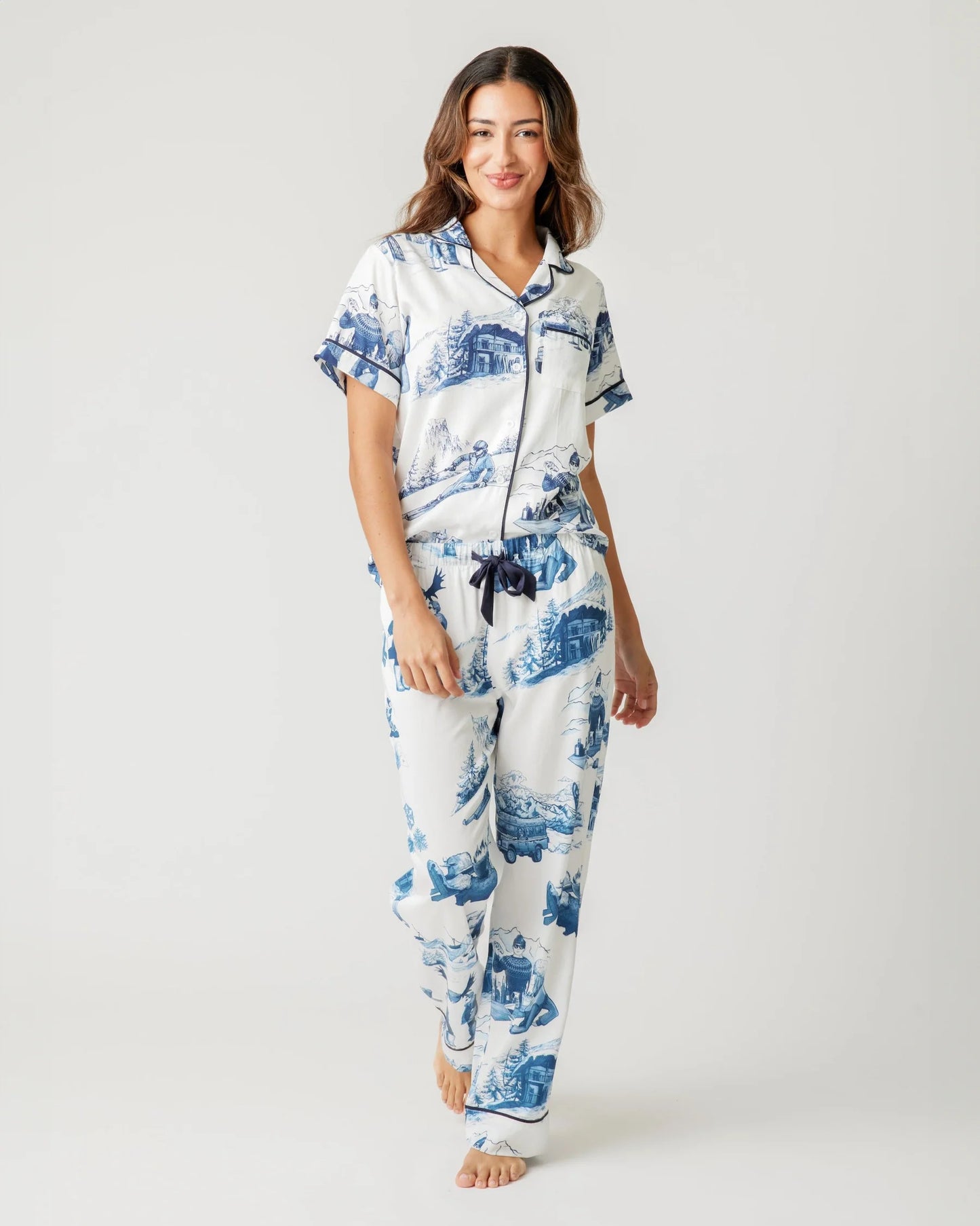 Après Ski Toile Pajama Set