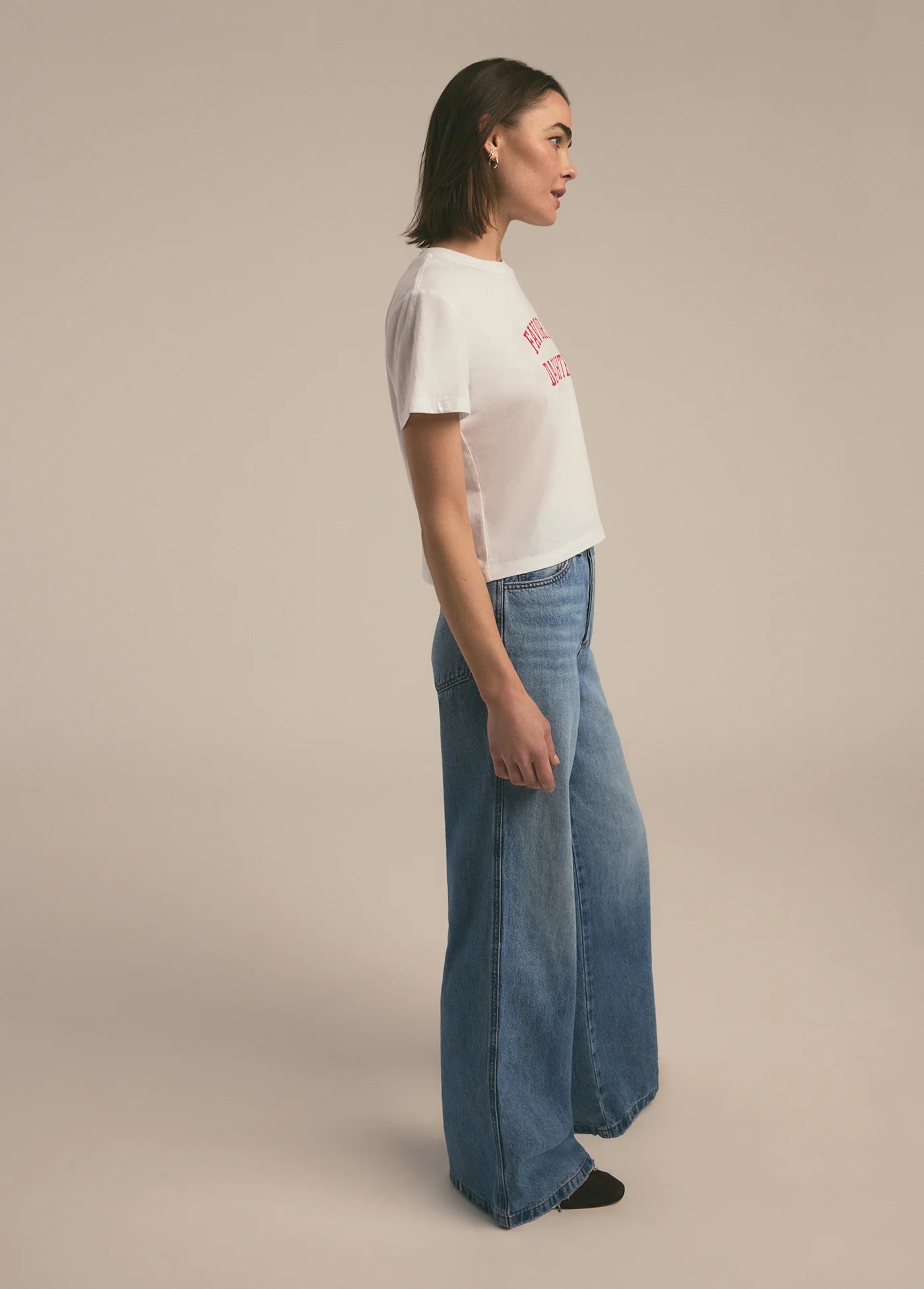 The Cropped Collegiate Tee