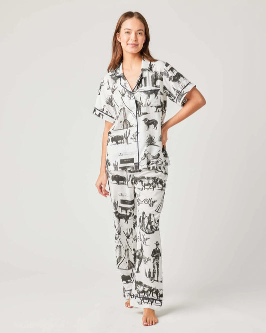 Maria Toile Pajama Set